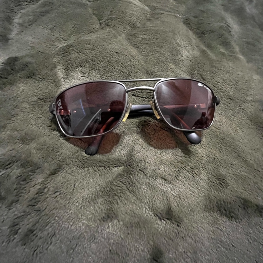 Bolle aviator gunmetal silver polarized men’s Sunglasses